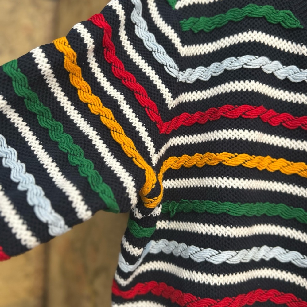 La Ligne/ Target Calab Size 1X Navy Striped Sweater - Picture 3 of 8